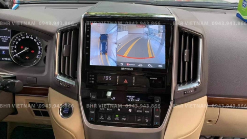 Màn hình DVD Android liền camera 360 xe Toyota Land Cruiser 2016 - 2020 | Bravigo Ultimate (6G+128G)  